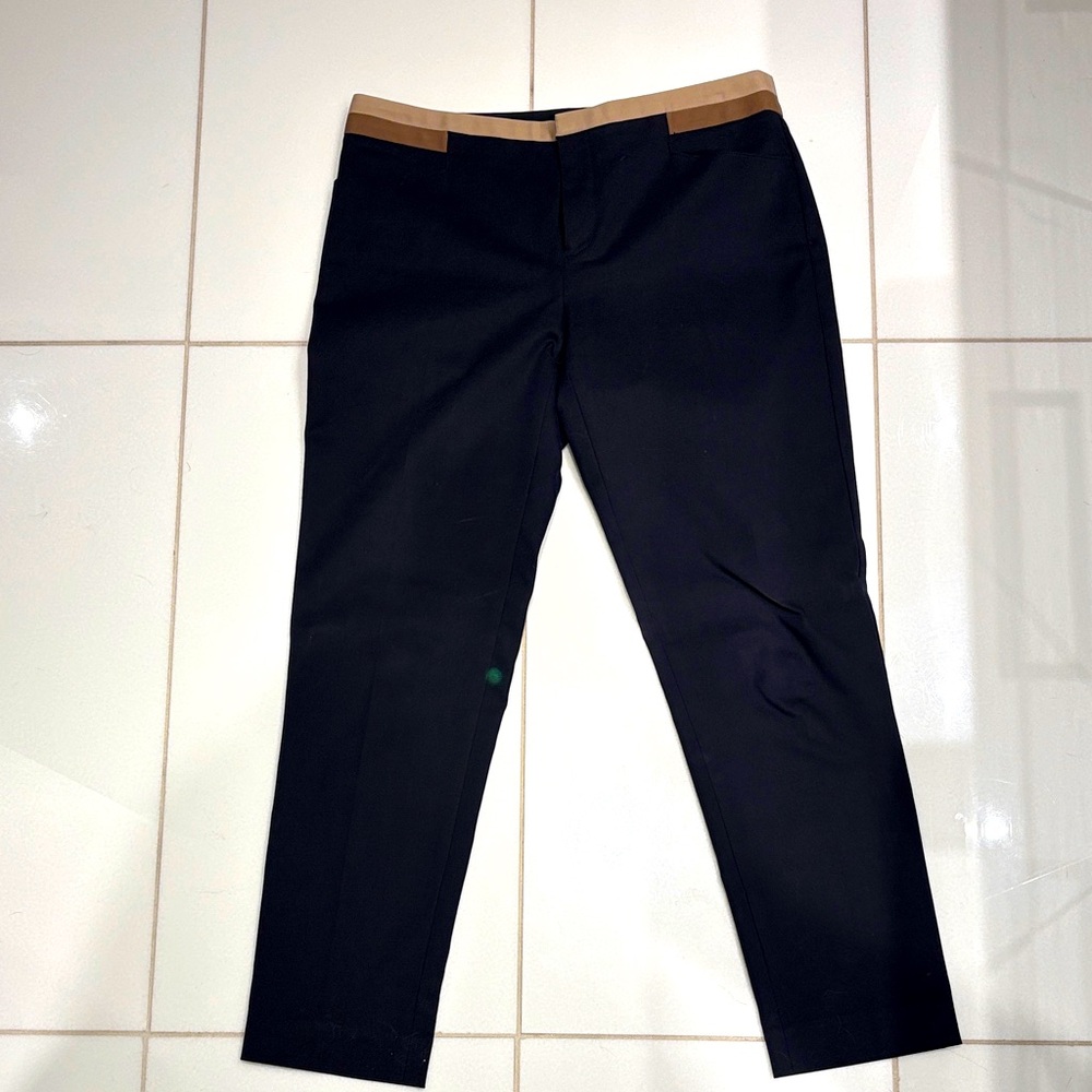 Club Monaco mid rise slim leg trouser